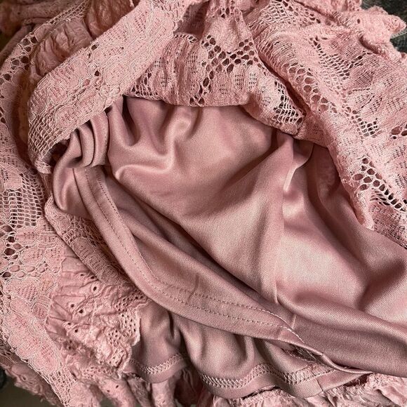 entro Blush Lace Sleeveless Summer Dress - Picture 12 of 14